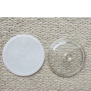 NOUVEAU by Princess House 2 Qt Saucepan Glass Lid and Plastic Storage Cover